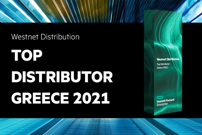 Westnet: Top Distributor Greece & Cyprus 2021 by HPE